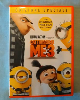 Cattivissimo me 3 dvd con i Minions