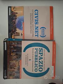 libro di storia "Spazio pubblico 1"