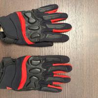 Guanti moto estivi Dainese air frame nero rosso