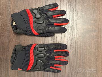 Guanti moto estivi Dainese air frame nero rosso