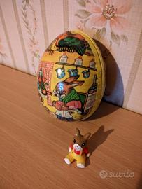 Uovo di Pasqua easter egg vintage in cartone