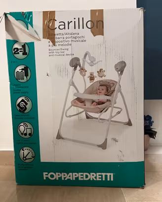 Sdraietta Altalena Foppapedretti Carillon 2 in 1