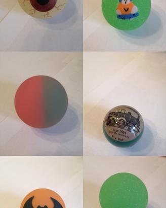 Palline Rimbalzine Vari colori Diametro 5 e 3 cm