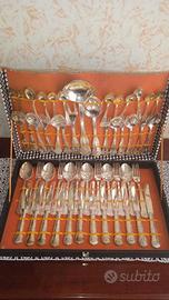 Set vintage in argento 800 totale 51 pezzi