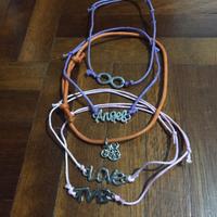 5 Braccialetti con cinturino regolabile nuovi