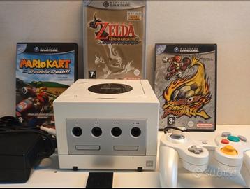 Gamecube White Pearl PAL+ 3 giochi originali