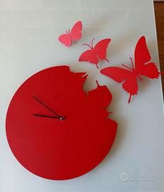 Orologio da parete BUTTERFLY, mantini e domeniconi
