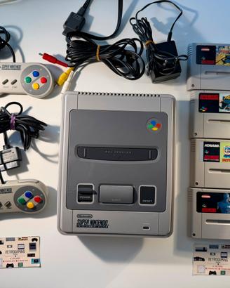 Super Nintendo completo + 4 giochi