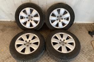 4 CERCHI IN LEGA AUDI A6 DA 16 CON GOMME 225/55/R1