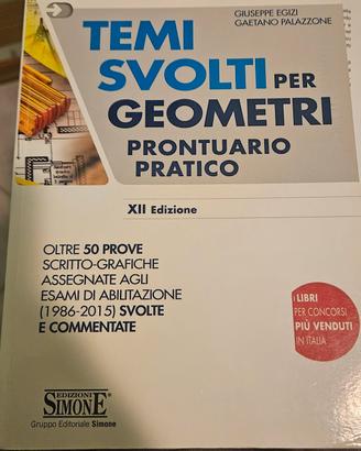Temi svolti per Geometri prontuario pratico