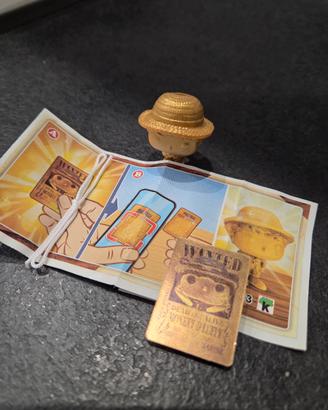 personaggio Luffy Oro Kinderjoy 