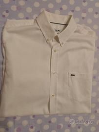 Camicia Lacoste bianca uomo