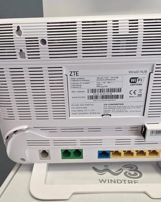 Modem WIND TRE Infostrada Fibra 1,7 GB Router WiFi