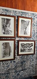 vecchie stampe di Alessandria incorniciate