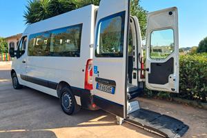 Renault Master 9 posti 3 carrozzine trasporto disa