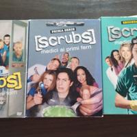 Lotto stock dvd scrubs medici ai primi ferri 1-2-3