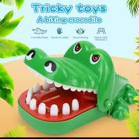 Giocattolo coccodrillo denti bambini dita