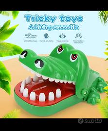Giocattolo coccodrillo denti bambini dita