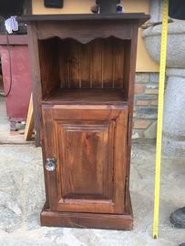 Antico armadietto porta telefono