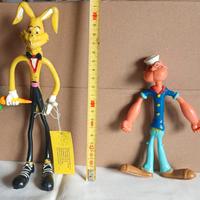 Coniglio Bendy Bunny e Braccio di Ferro Flexy