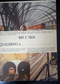 Quaderno scolastico Navi e aerei anni 50