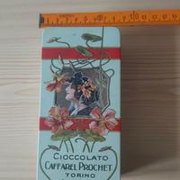 Scatola Latta Vintage Caffarel stile Liberty