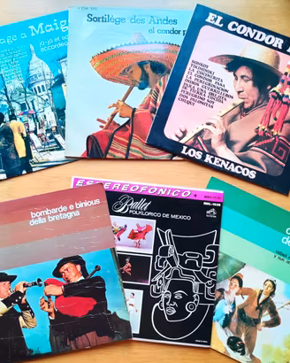 dischi folk, world e musica tradizionale vari
