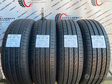 4 PNEUMATICI 215/65 R17 PIRELLI ESTIVE SEMINUOVE