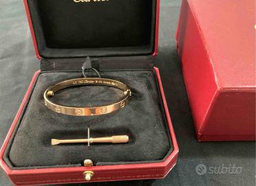 BRACCIALE LOVE LAMINATO ORO ROSA
