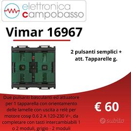 VIMAR 16967, 16968, 16975, 16976, 20526, 20555