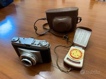 Kodak Retinette + Esposimetro Agfalux, anno 1956