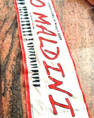 Sciarpa commem. ufficiale ultima part. Maldini