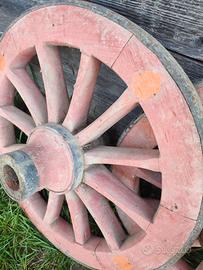 Ruote antiche per carro