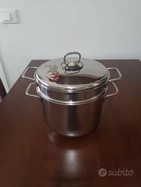Cuoci pasta, set 3 pezzi in acciaio inox 18/10