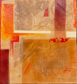 Stefano Turrini artista pittore quadro collage Sen