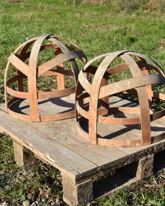 Gabbie in legno per damigiane