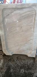 Lavandino in marmo bianco di Carrara