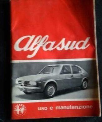 libretto uso e manutenzione alfasud