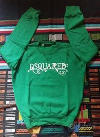 Felpa dsquared taglia M verde