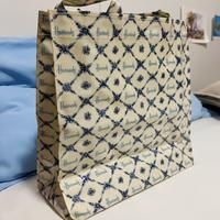 Borsa Harrods bianco panna