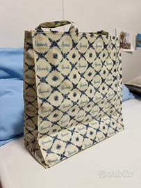 Borsa Harrods bianco panna