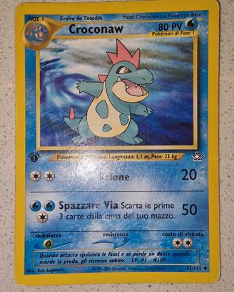 Croconaw Prima edizione Neo Genesis NG 3 / 111 ITA