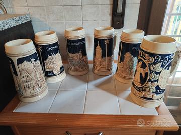 Boccali da birra anni 70