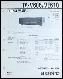 Amplificatore SONY TA-VE610