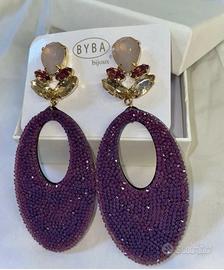 Byba Bijoux Orecchini Con Swarovski