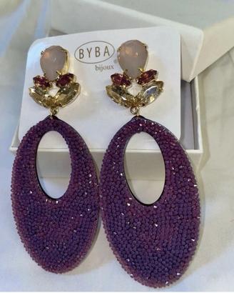 Byba Bijoux Orecchini Con Swarovski