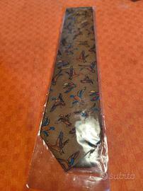 Ferragamo Firenze cravatta 100% seta mai indossata