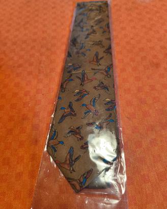 Ferragamo Firenze cravatta 100% seta mai indossata