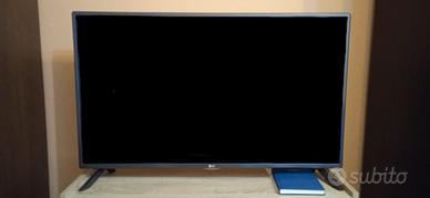 TV LG smart 43" schermo nero