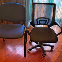 Sedia ufficio e sedia scrivania  regolabile